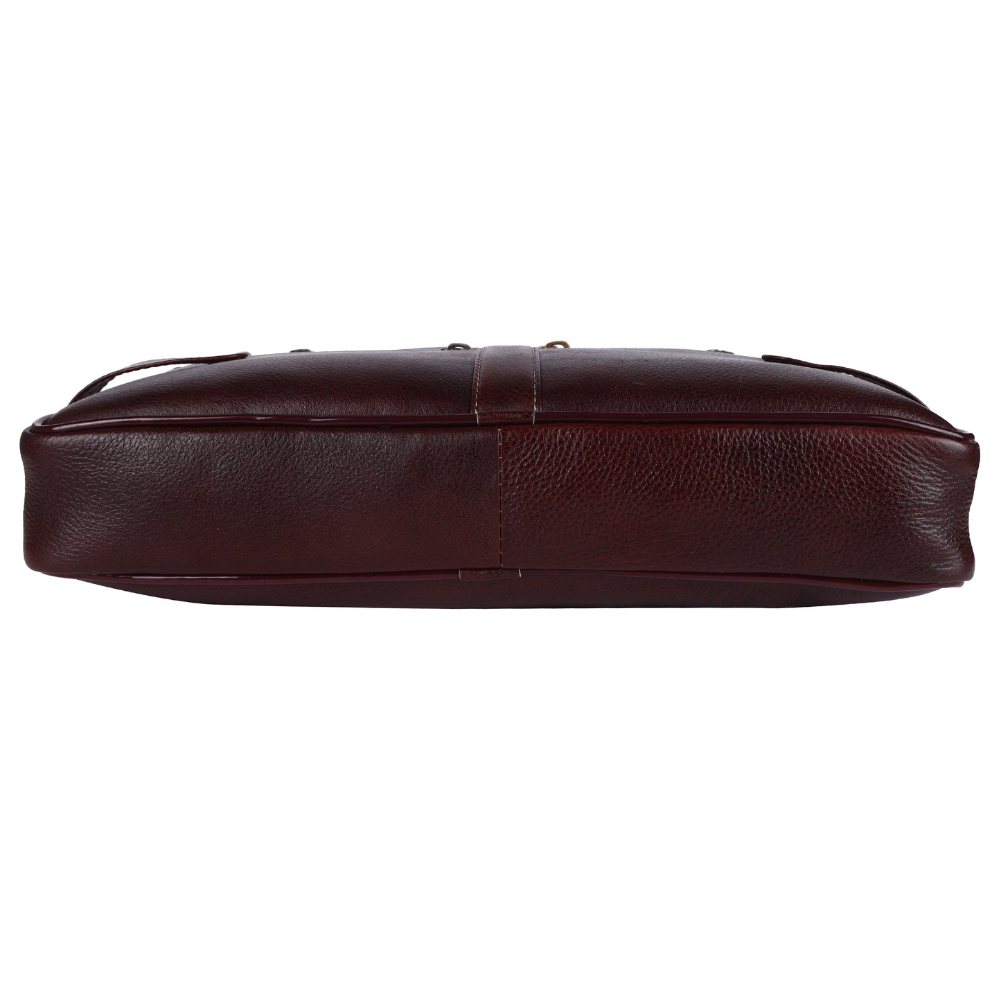 Handcrafted Leather Laptop Briefcase – 15" Business Travel Messenger Bag (Coffee Brown)