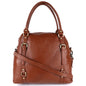 Livinwise Genuine TAN Leather Satchel Bag for Women & Girls
