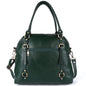 Livinwise Women's Green Pebble Leather Convertible Handbag