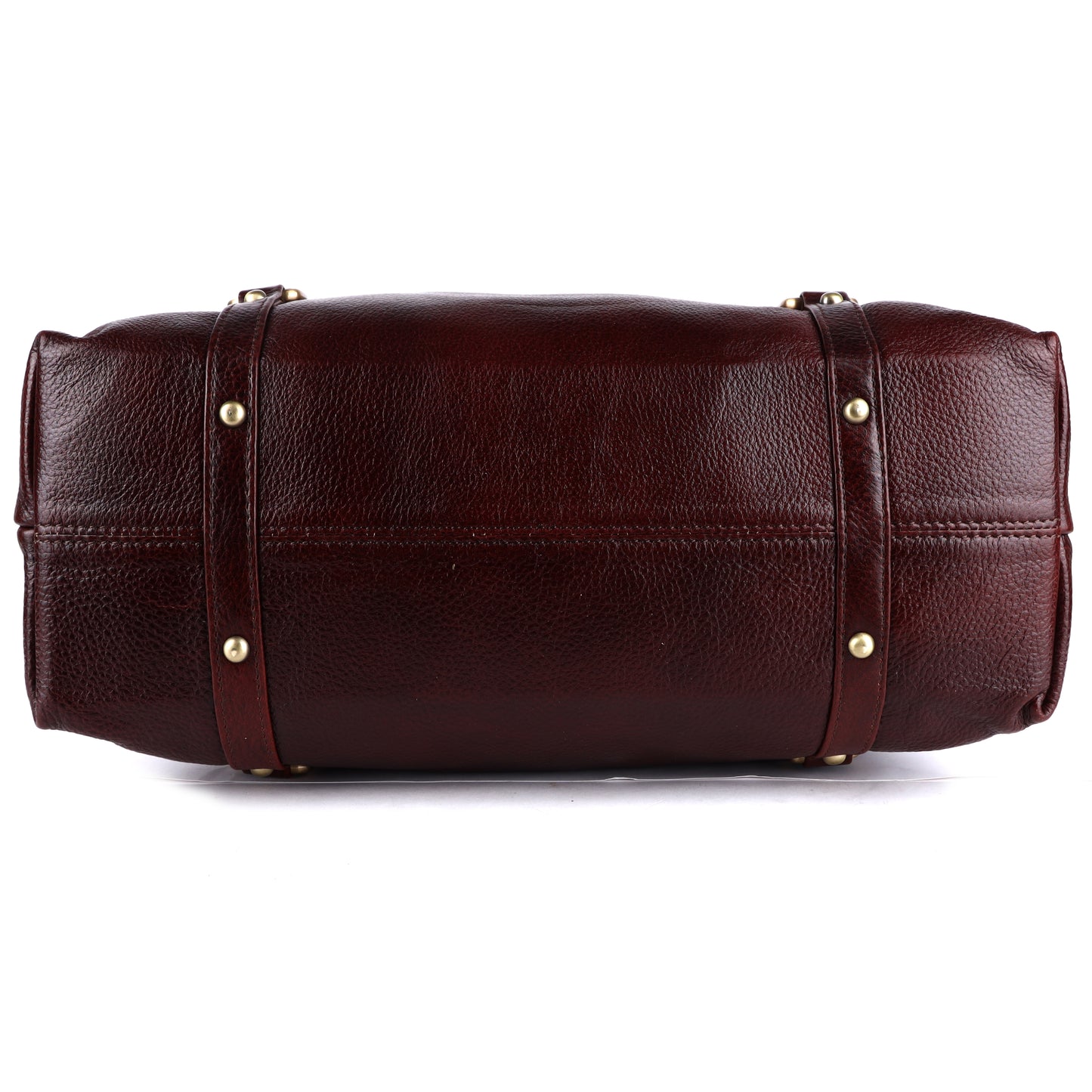 Livinwise Women's Brown Pebble Leather Convertible Handbag