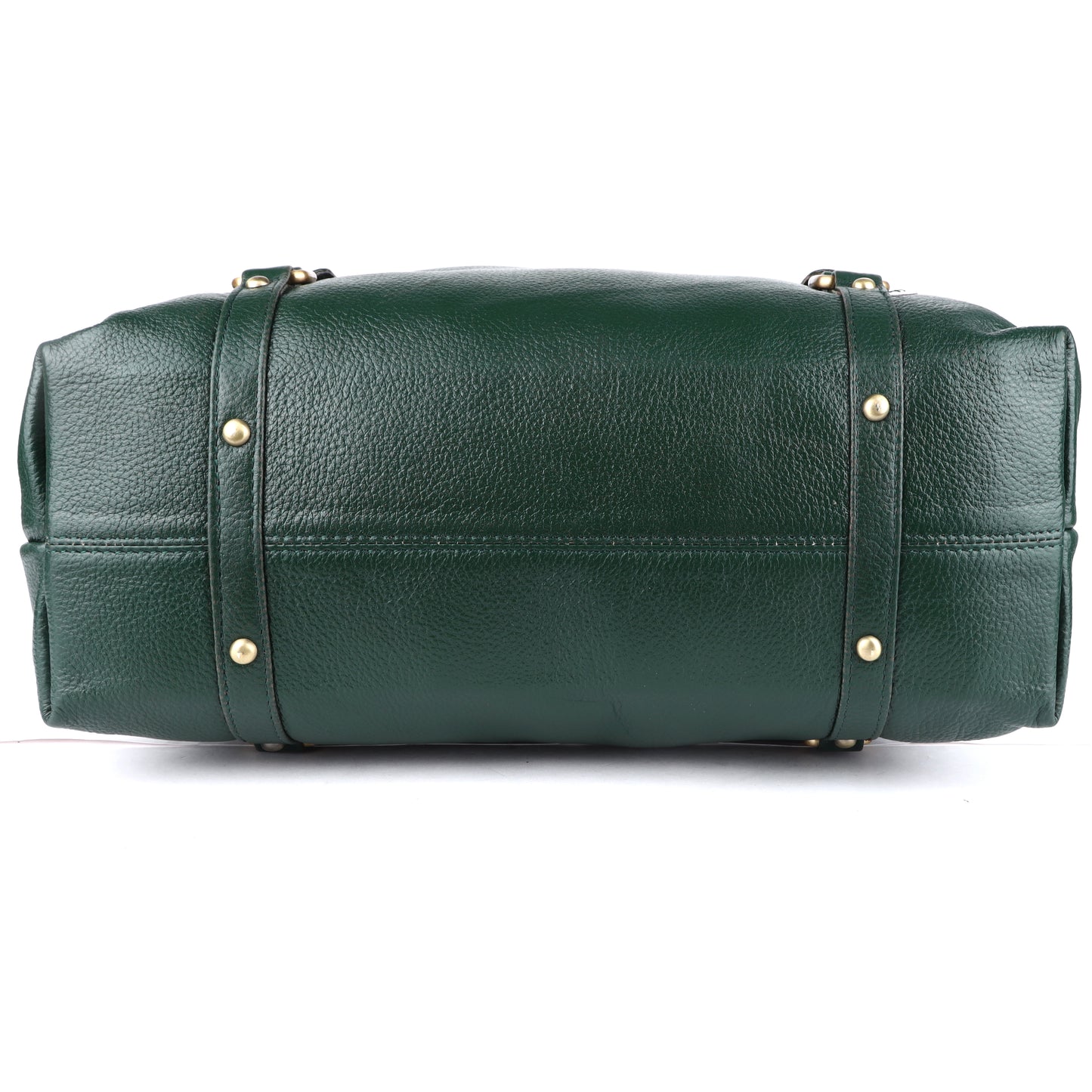 Livinwise Women's Green Pebble Leather Convertible Handbag