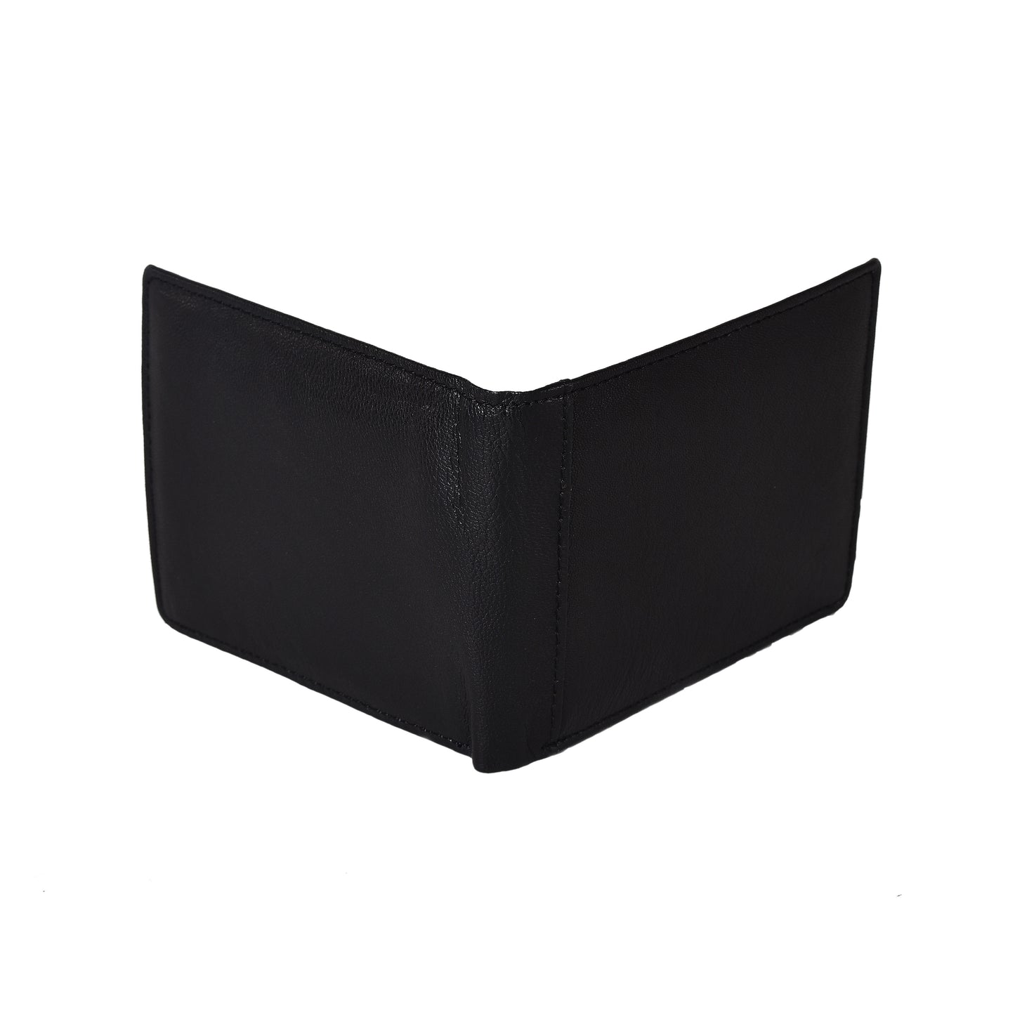 Livinwise Men’s Genuine Leather Bifold Wallet with Coin Pocket – Black