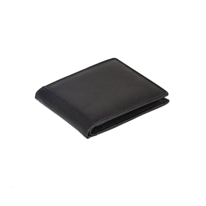 Livinwise Men’s Genuine Leather Bifold Wallet with Coin Pocket – Black