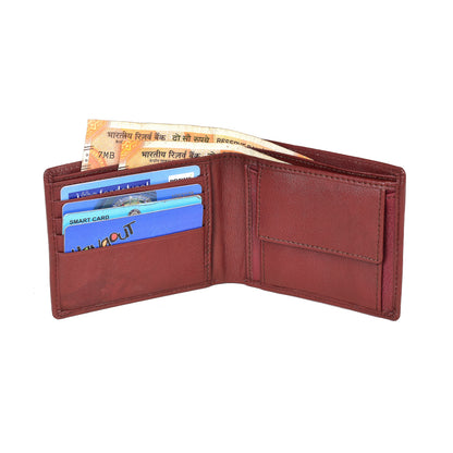 Livinwise Men’s Genuine Leather Bifold Wallet – Vintage Brown