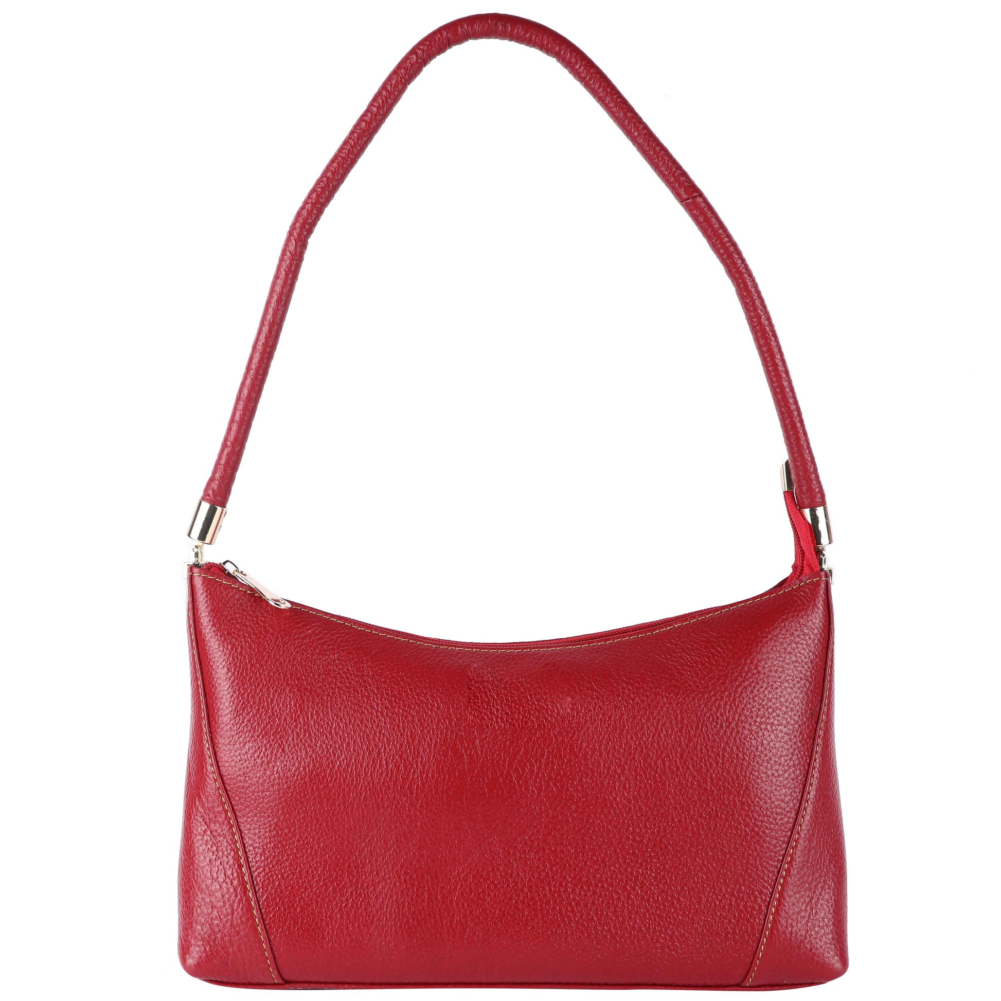 Livinwise Genuine Red Leather Shoulder Bag for Women