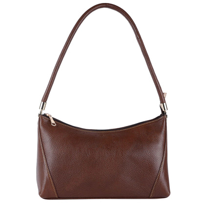 Livinwise Genuine Brown Leather Shoulder Bag for Women