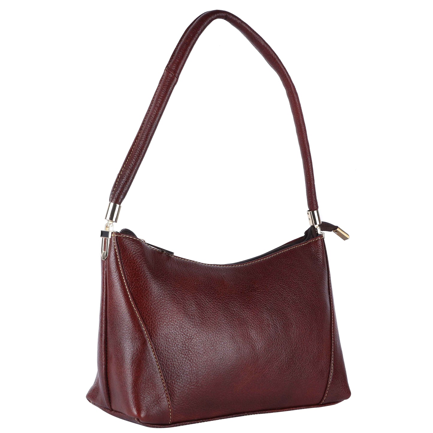 Livinwise Genuine Mahogany Leather Shoulder Bag for Women