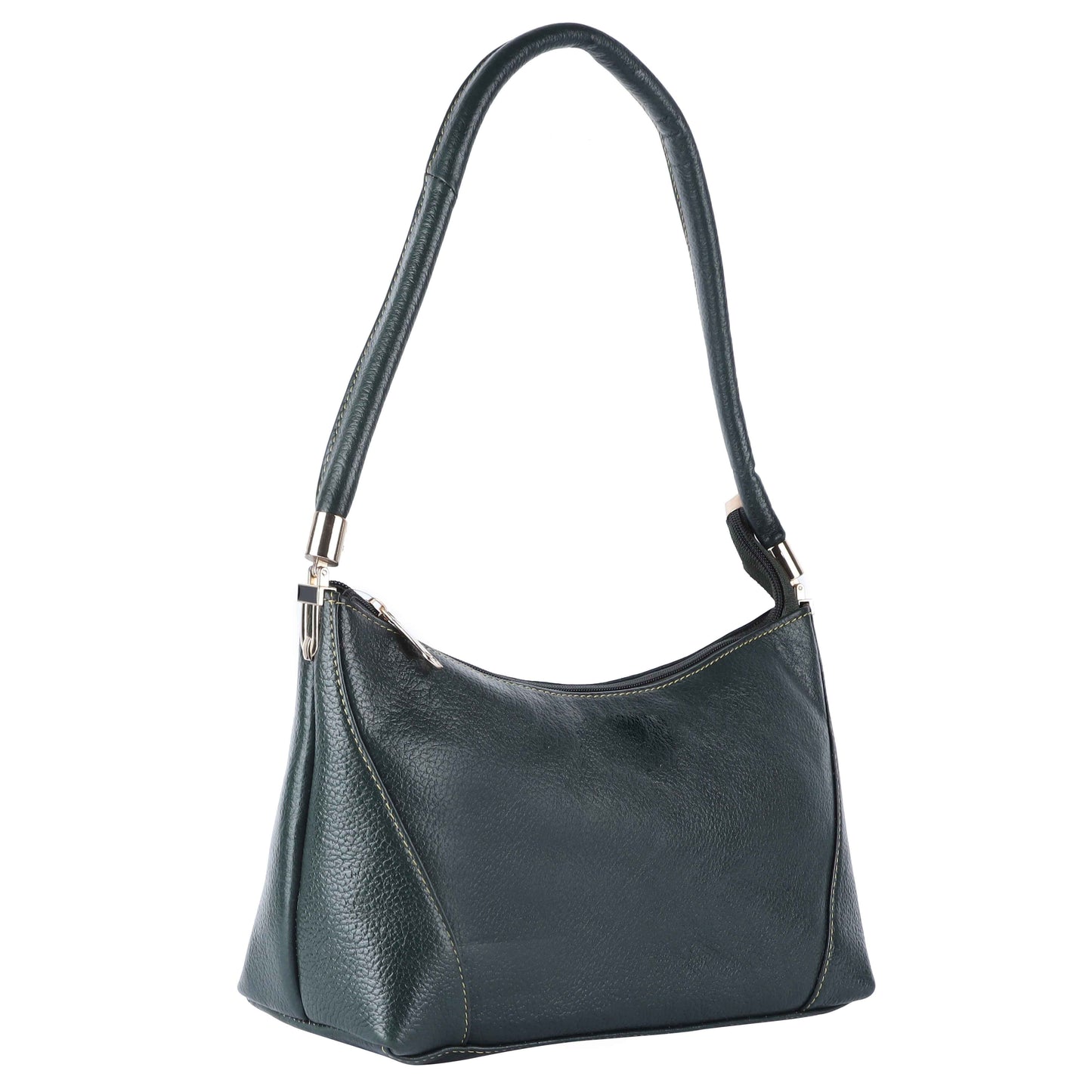 Livinwise Genuine Green Leather Shoulder Bag for Women
