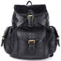 Livinwise Genuine Black Leather Vintage Rucksack Backpack for Women