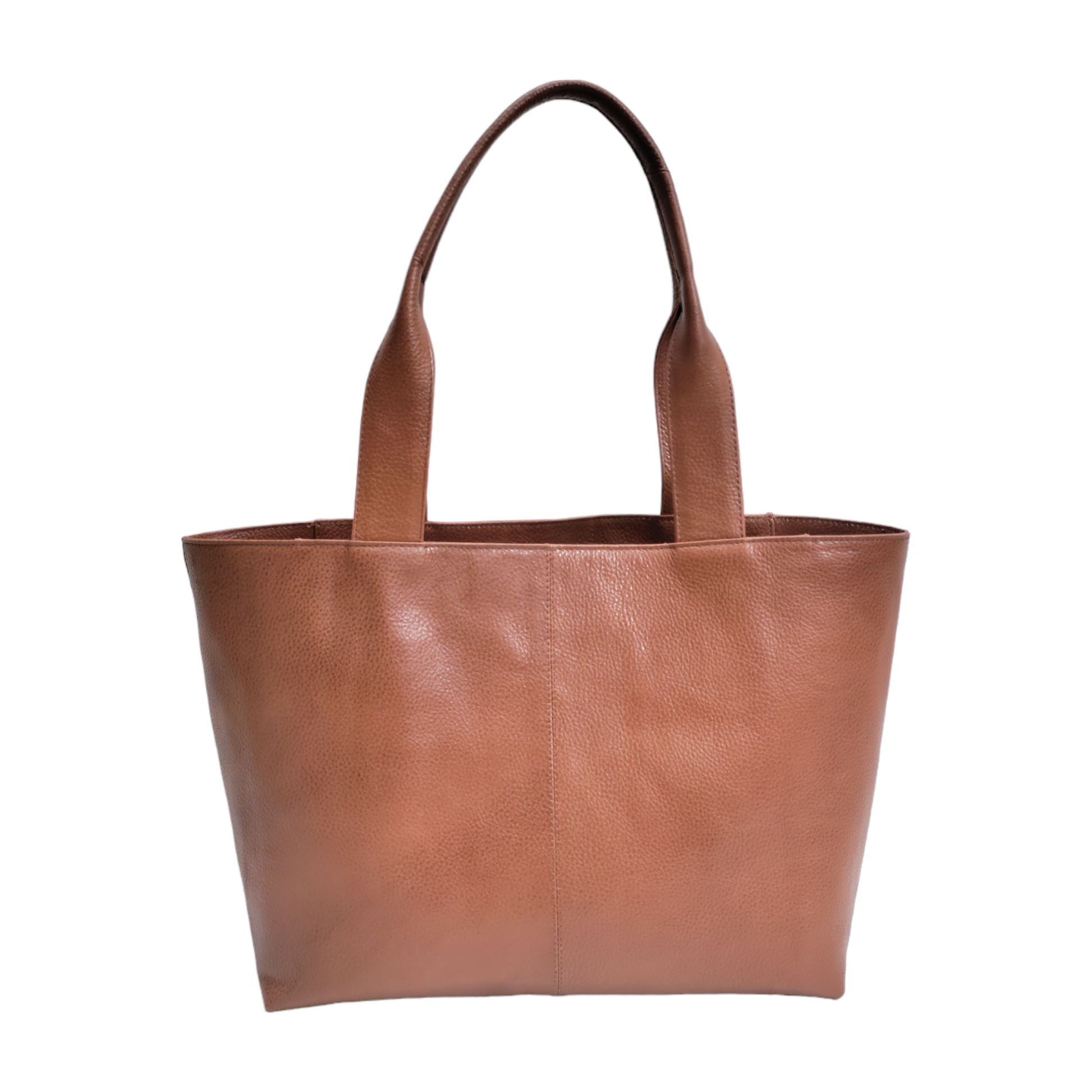 Livinwise Genuine Tan Leather Large Everyday Tote Bag
