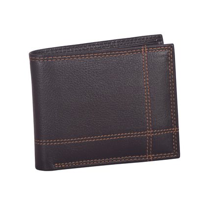 Livinwise Classic Men’s Black Leather Bifold Wallet