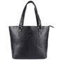 Livinwise Genuine Black Leather Tote Bag for Women