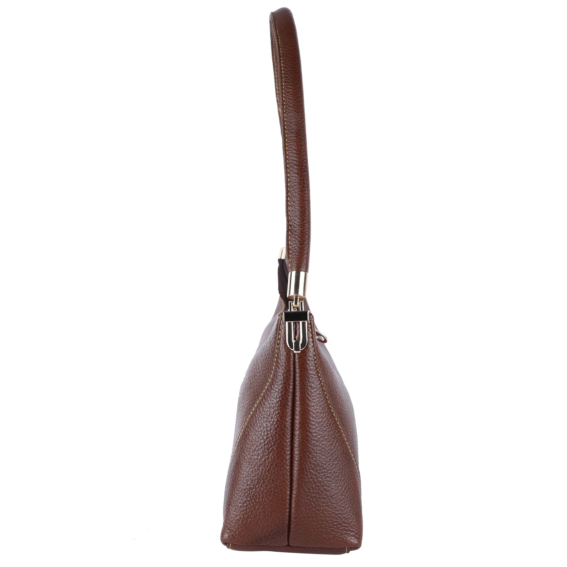 Livinwise Genuine Brown Leather Shoulder Bag for Women