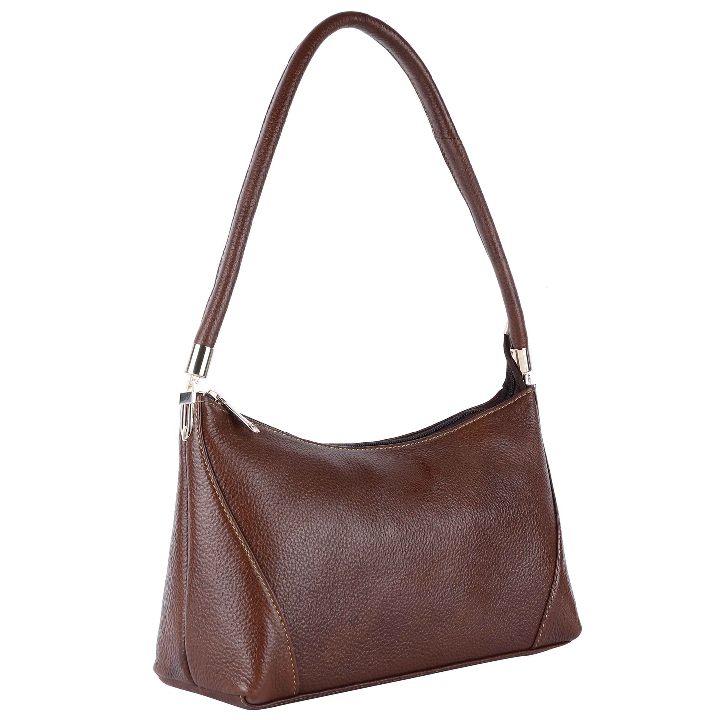 Livinwise Genuine Brown Leather Shoulder Bag for Women