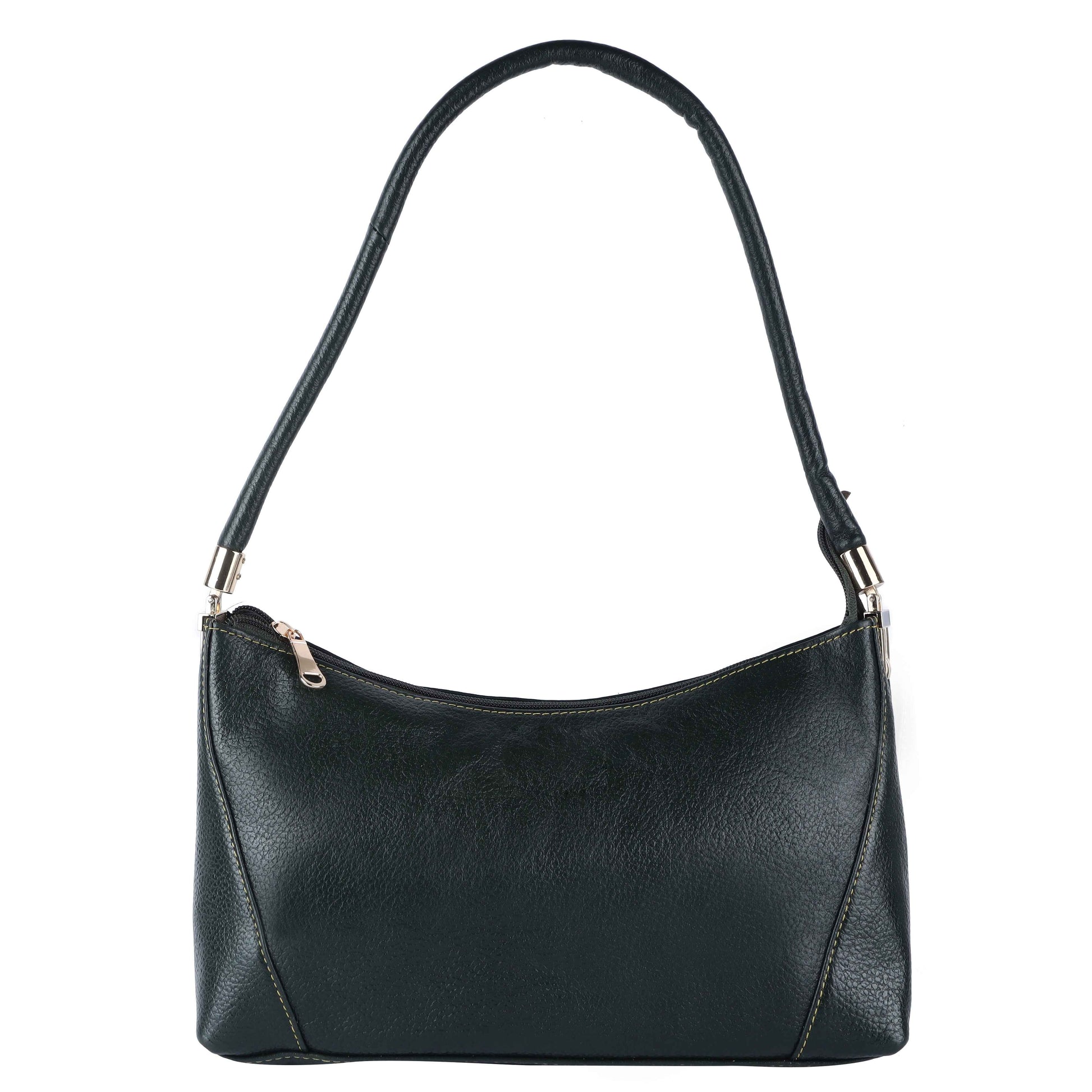 Livinwise Genuine Green Leather Shoulder Bag for Women