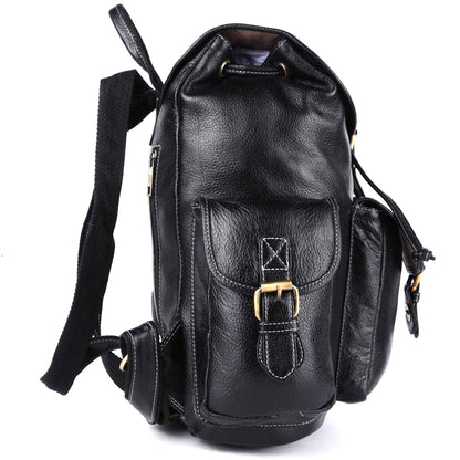 Livinwise Genuine Black Leather Vintage Rucksack Backpack for Women