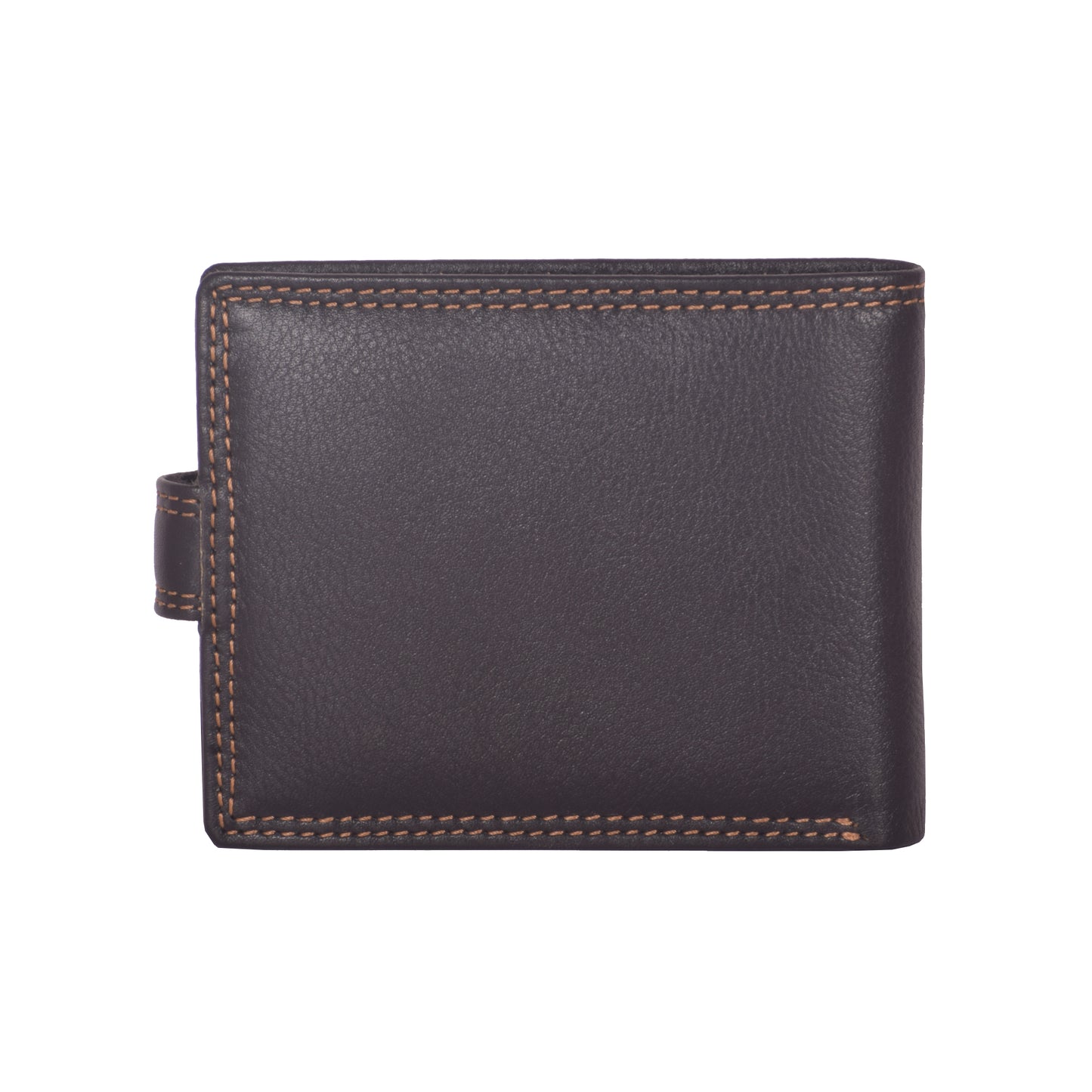 Livinwise Compact Leather Wallet with Coin Pocket and Snap Closure