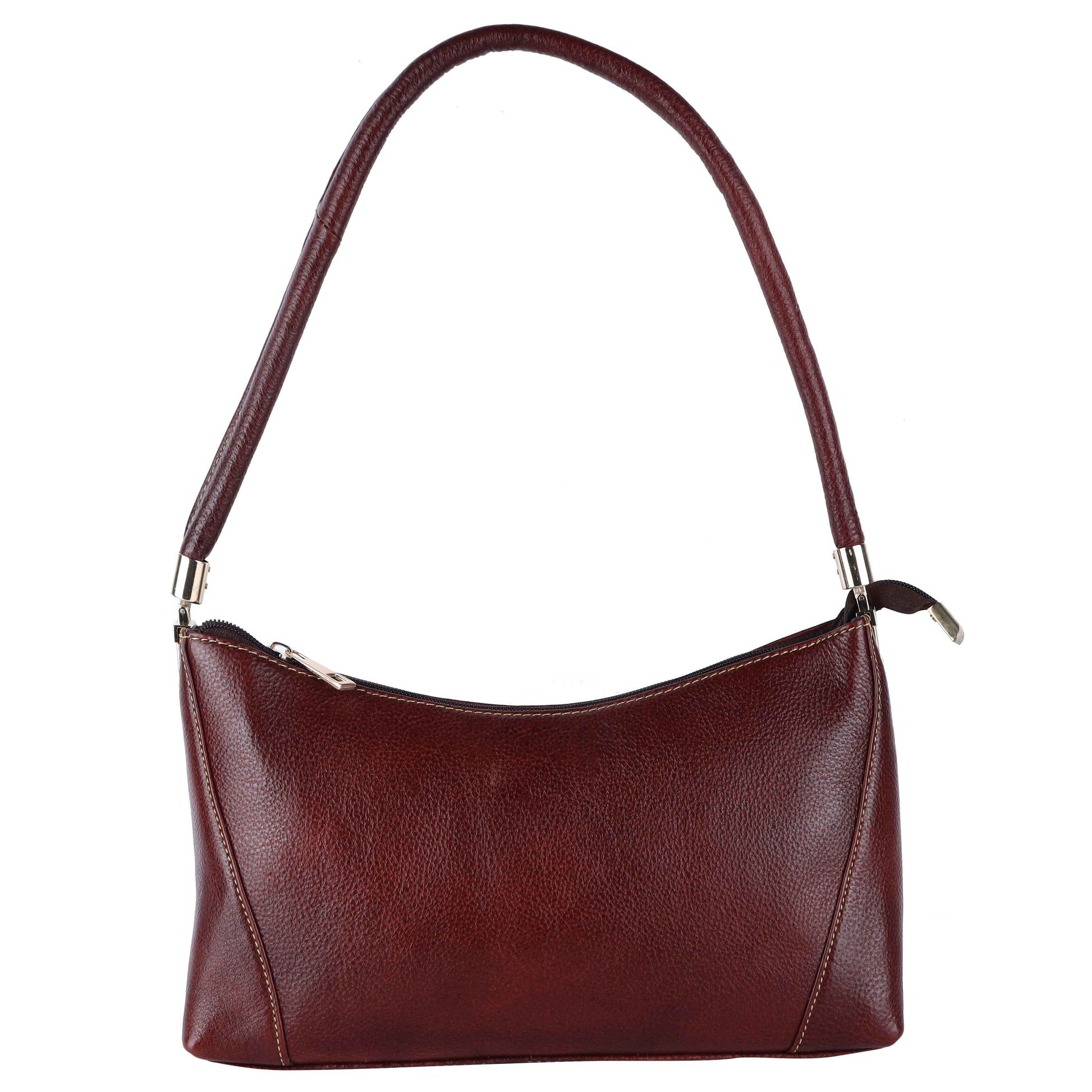Livinwise Genuine Mahogany Leather Shoulder Bag for Women