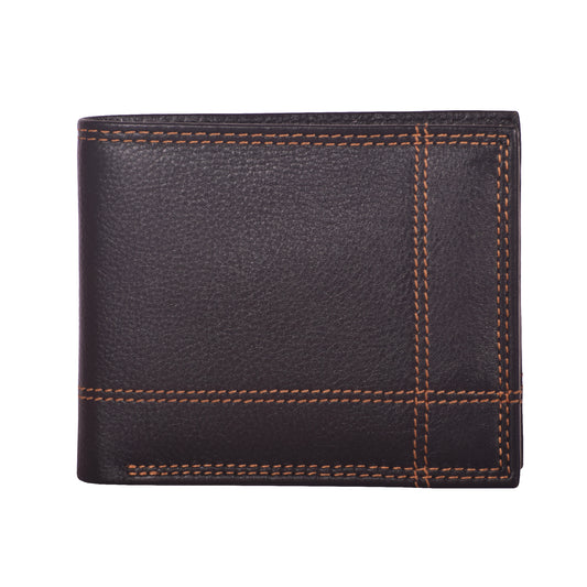 Livinwise Classic Men’s Black Leather Bifold Wallet