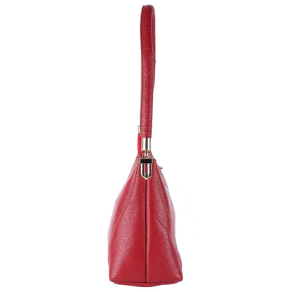 Livinwise Genuine Red Leather Shoulder Bag for Women