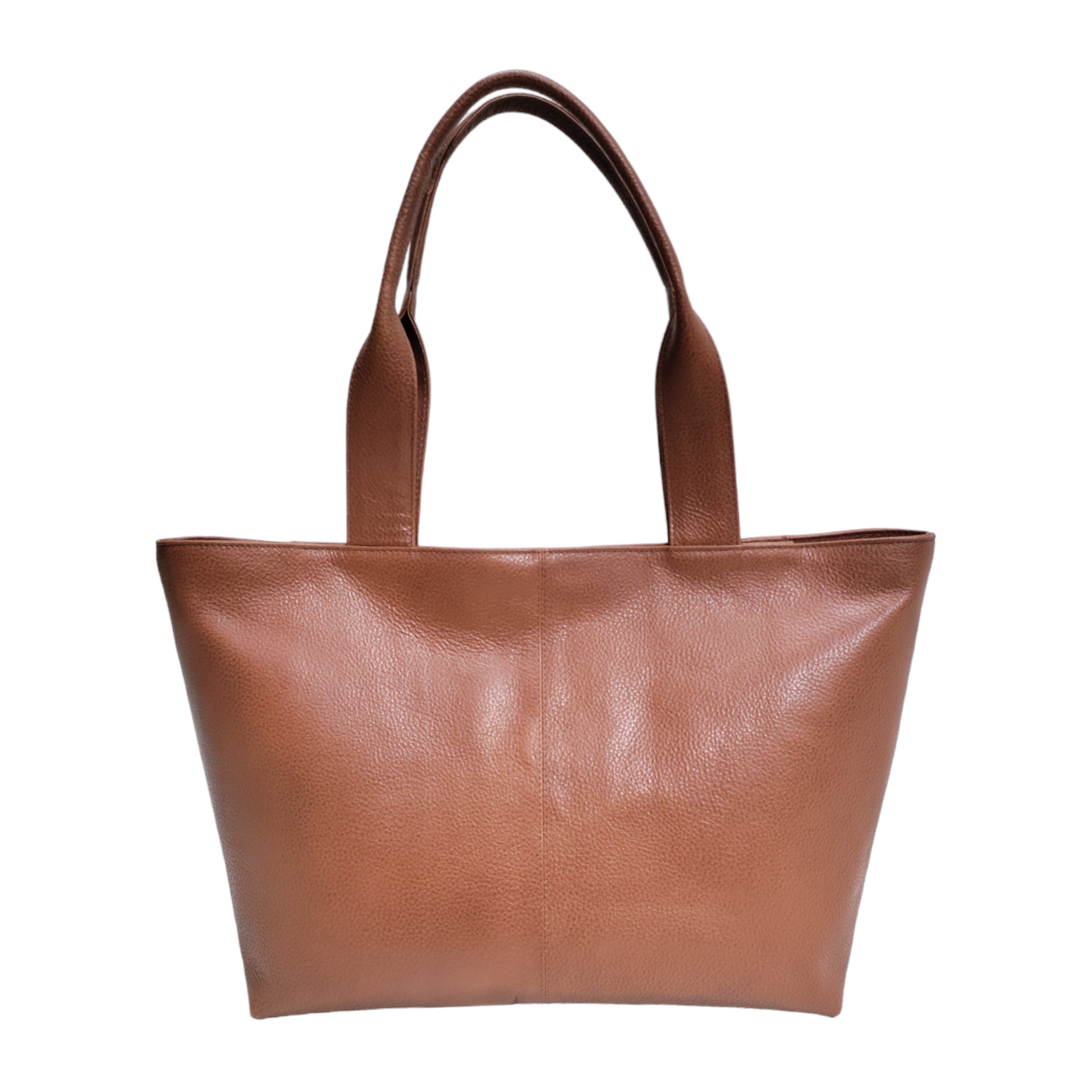 Livinwise Genuine Tan Leather Large Everyday Tote Bag
