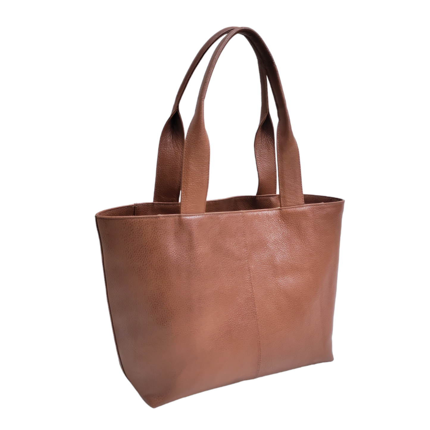Livinwise Genuine Tan Leather Large Everyday Tote Bag