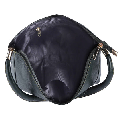 Livinwise Genuine Green Leather Shoulder Bag for Women