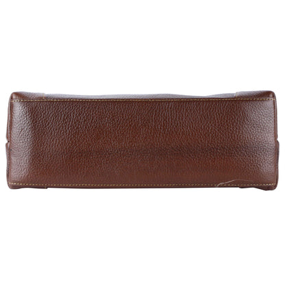 Livinwise Genuine Brown Leather Shoulder Bag for Women