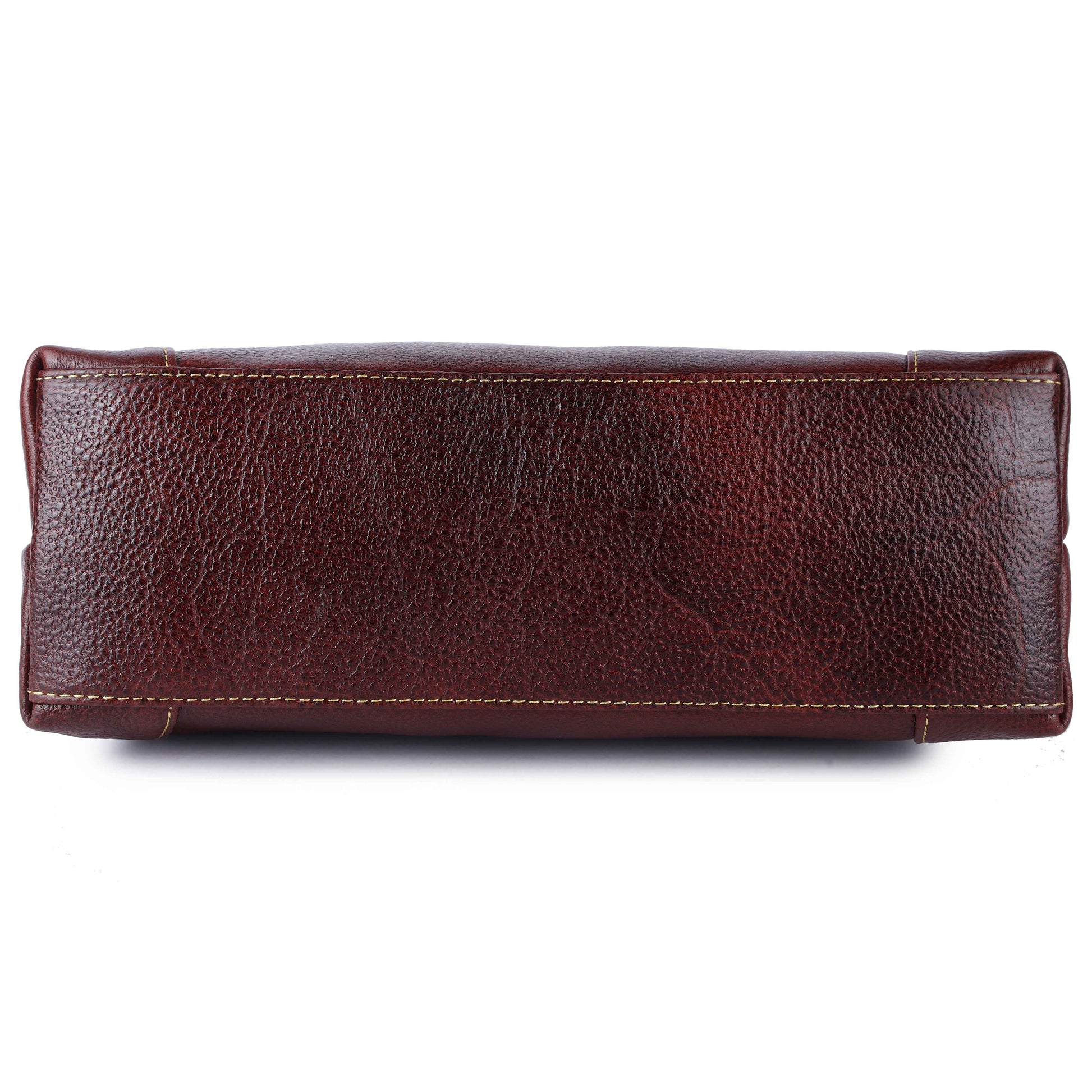 Livinwise Genuine Mahogany Leather Shoulder Bag for Women