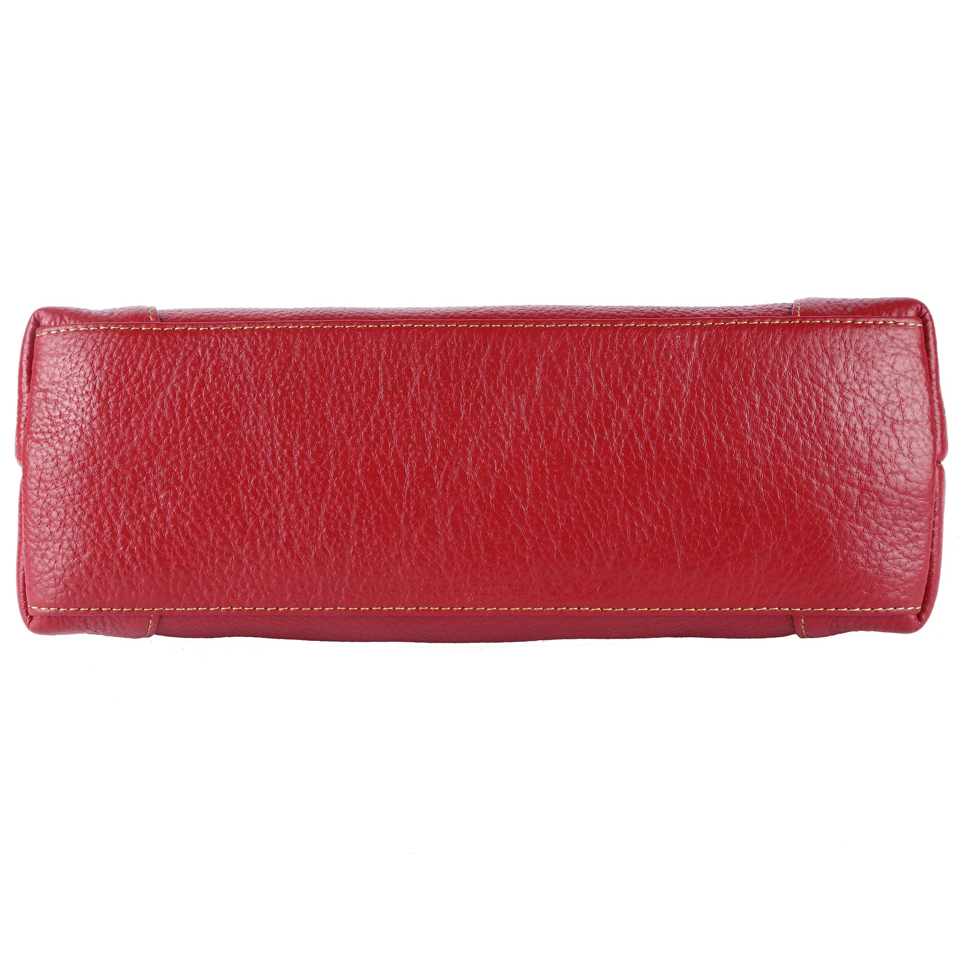 Livinwise Genuine Red Leather Shoulder Bag for Women
