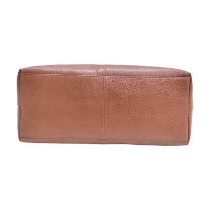 Livinwise Genuine Tan Leather Large Everyday Tote Bag