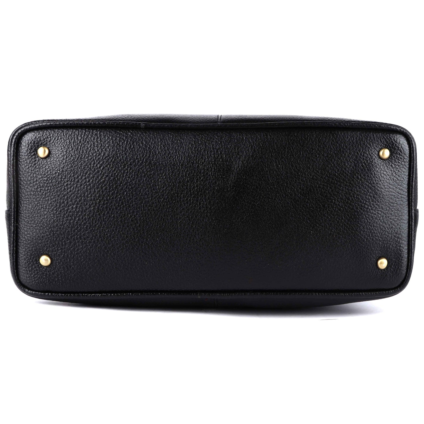 Livinwise Genuine Black Leather Tote Bag for Women