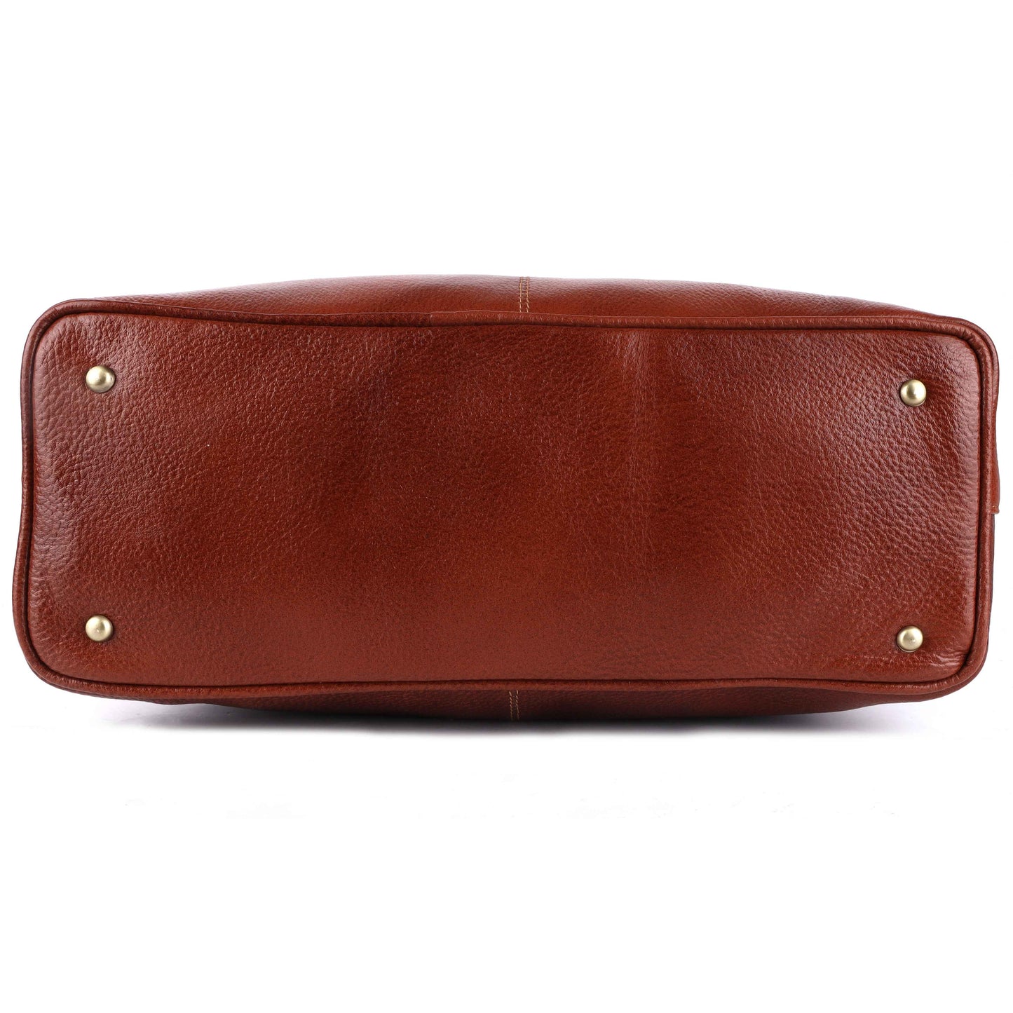 Livinwise Genuine Cognac Leather Tote Bag for Women