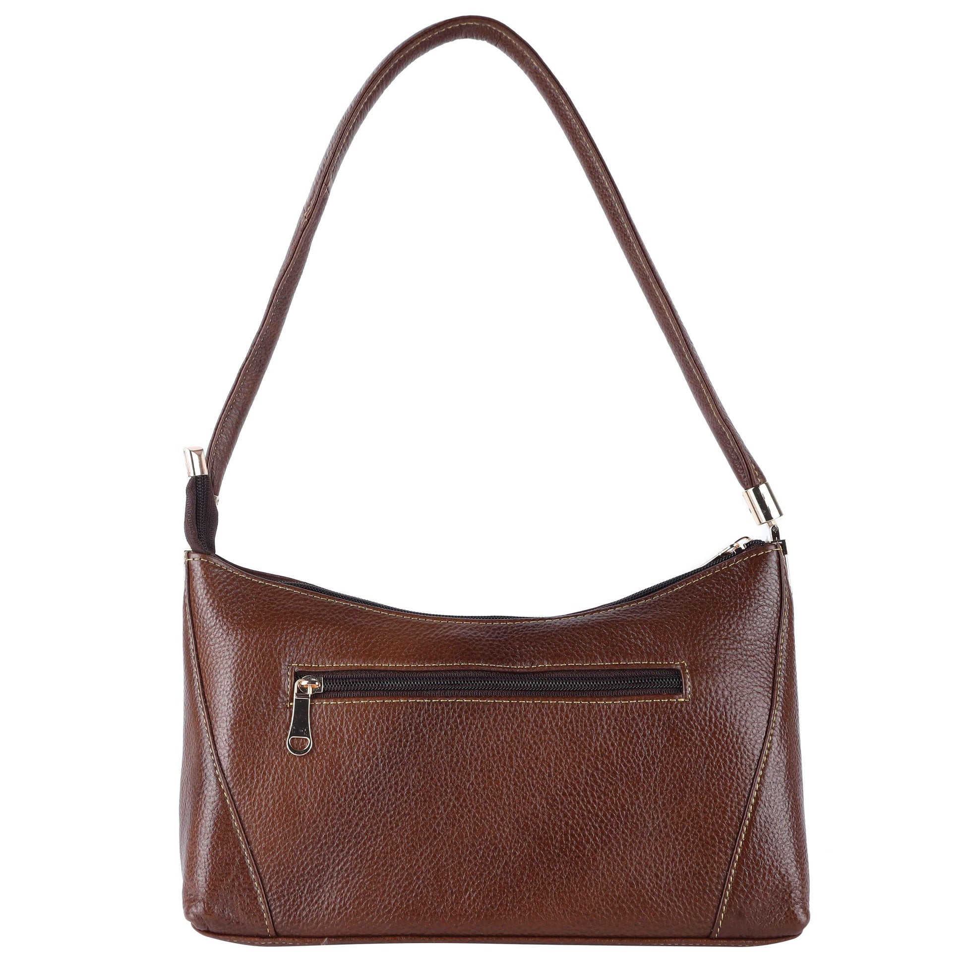 Livinwise Genuine Brown Leather Shoulder Bag for Women
