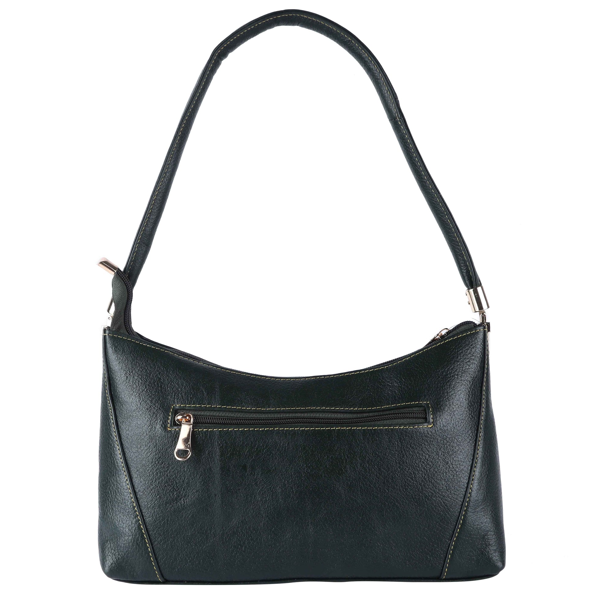 Livinwise Genuine Green Leather Shoulder Bag for Women