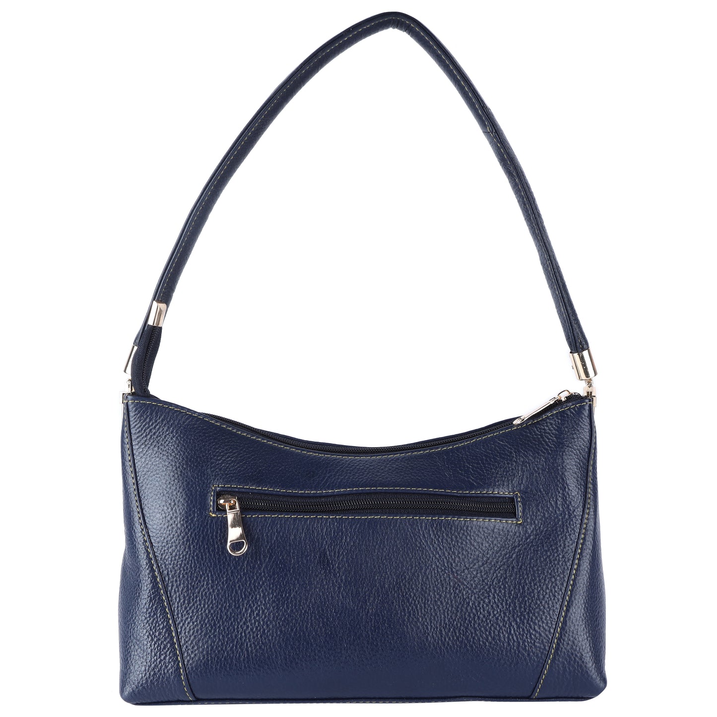 Livinwise Genuine Navy Blue Leather Shoulder Bag for Women