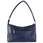Livinwise Genuine Navy Blue Leather Shoulder Bag for Women